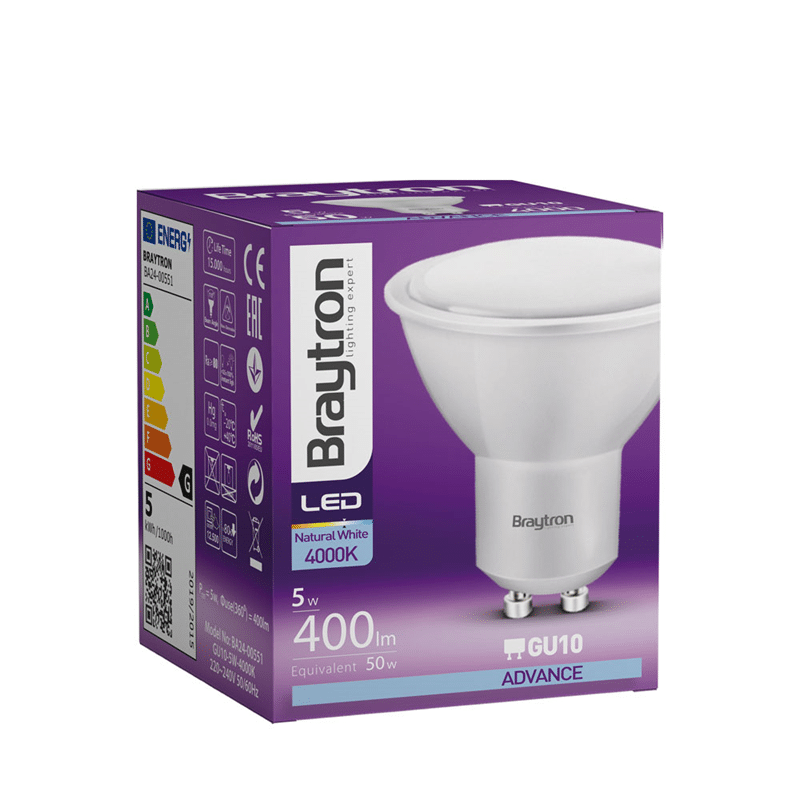 LED Žiarovka GU10 5W 4000K
