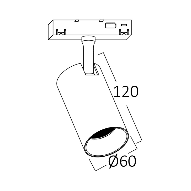 Magneticky LED reflektor 18W 4000K