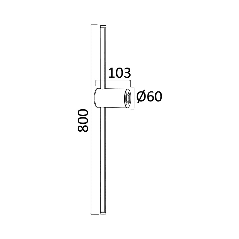 Nastenna lampa TINY 16W - zlata