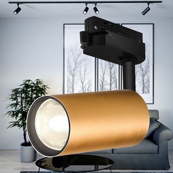 Koľajnicové bodové svetlo Zlata