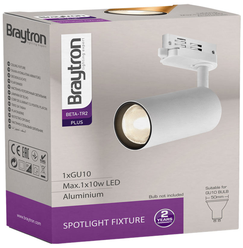 Koľajnicové bodové svetlo Zlata