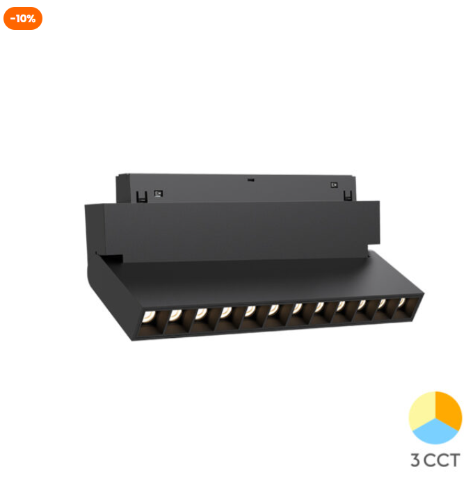 Magnetické koľajnicové svietidlo WSL 12W 4000K