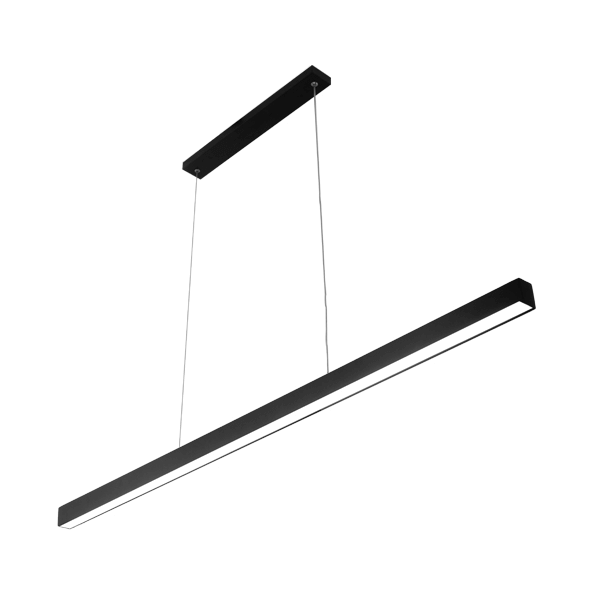 Luster na lanku LINA 30W 3u1 - čierny