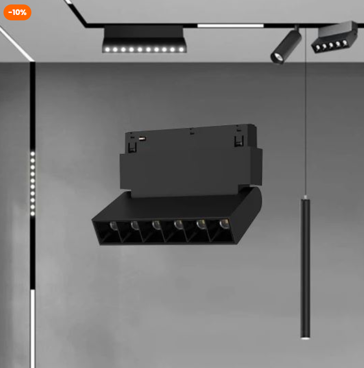 Magnetické koľajnicové svietidlo WSL 6W 4000K