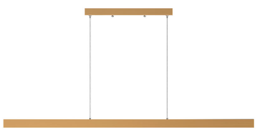 Luster na lanku LINA 30W 3u1 - Zlaty