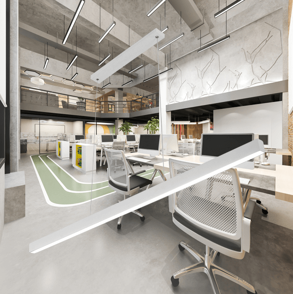 Luster na lanku LINA 30W 3u1 - biely