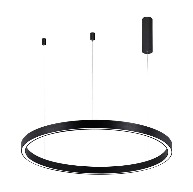 Luster na lanku LINA 45W 3u1 - čierny