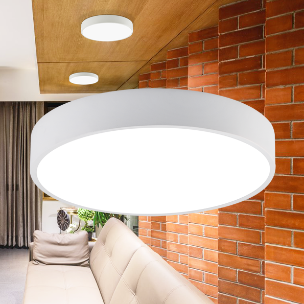 LED Stropné svietidlo BLADE 3u1 45W - Biele okruhle