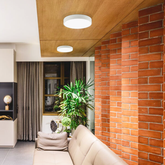 LED Stropné svietidlo BLADE 3u1 36W - Biele okruhle