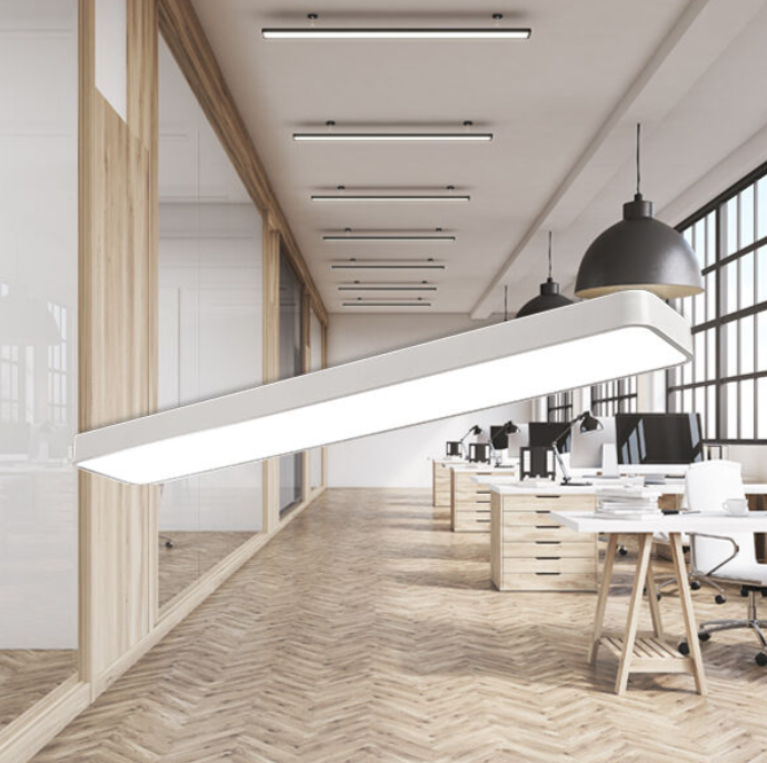 LED Stropné svietidlo BLADE 3u1 45W – Biele pravouhle