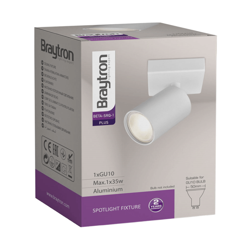 BETA bodové svetlo 1xGU10  - biele