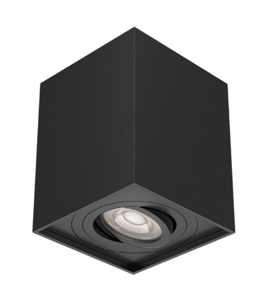 Bodové svietidlo GAMA - čierne štvorcove