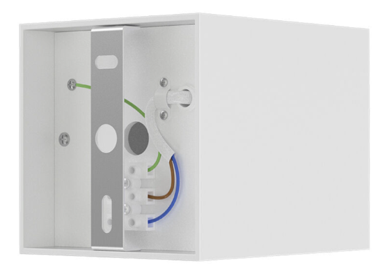 Bodové svietidlo GAMA - biele štvorcove