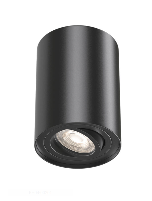 Bodové svietidlo GAMA čierne - okruhle