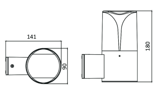 Nastenna lampa MILANO 1xE27 IP44