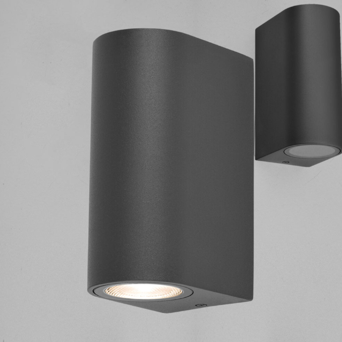 Nastenna lampa RITA 2xGU10 IP44 - Antracit
