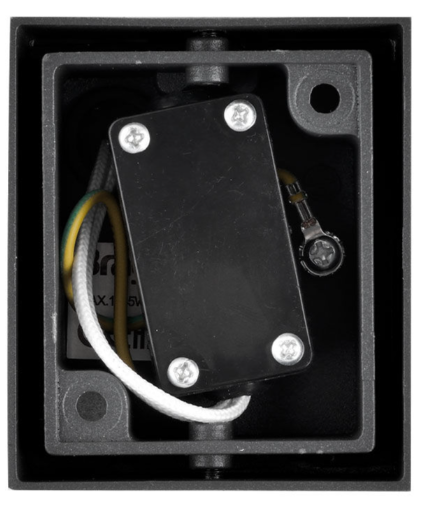 Nastenna lampa RITA 1xGU10 IP44 - Antracit