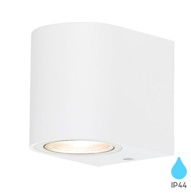 Nastenna lampa RITA 1xGU10 IP44 - Biela