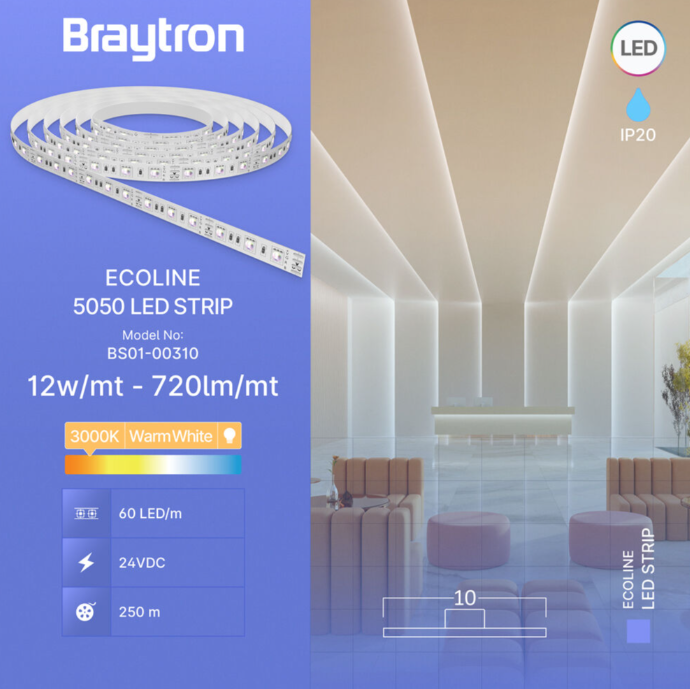 5m LED pásik 14.4W RGB 12v IP54 - 5m