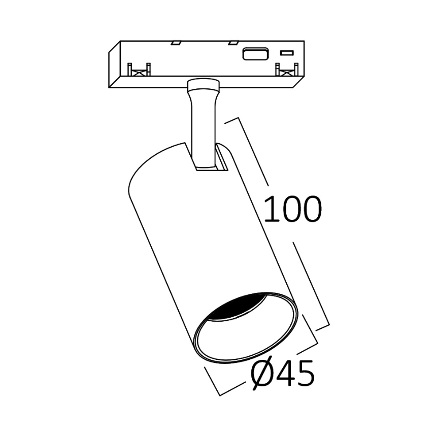 Magneticky LED reflektor 10W 4000K